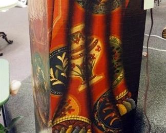 Printed Tapestry Pedestal, 36" x 12" Square