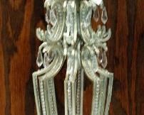 Murray Feiss 36.5" Jeweled Vase Shape Table Lamp With Beaded Trim