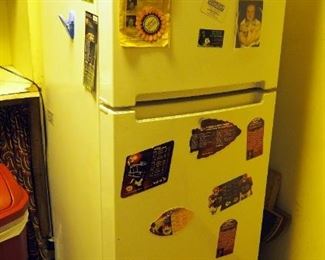 Whirlpool Apartment Sized Refrigerator/ Freezer Model # WRT111SFDW02, 61.5" X 24.5" X 26"