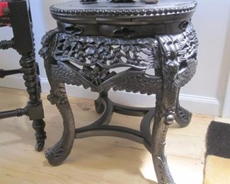Carved Stool.