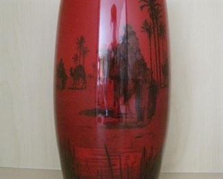 Royal Doulton Flambe Vase.