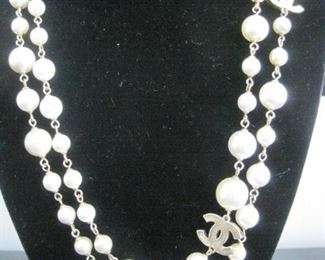 Chanel Pearl Necklace.