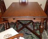 Dining Table with 6 matching chairs