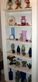 Assorted glass and bric-a-brack