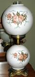 One of 2 Gone with the wind Lamps