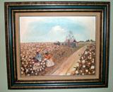 Primitive oil on canvas.