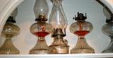 Collection of oil lamps.
