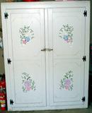 Hand painted cabinet