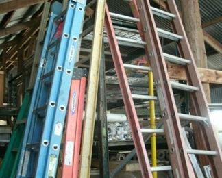 assorted ladders