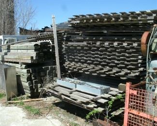 cedar fencing  stacks and stacks