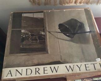Andrew Wyeth coffee table book, this is one of about 20 art books 