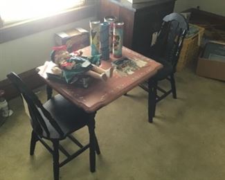 Vintage Children’s Table and Chairs