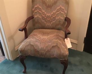 This house has a chair collection and this Georgian Style arm chair is a beauty
