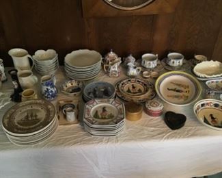 Quimper pottery and other table top items to find this weekend