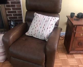 Ashley Signature Leather Electric Recliner