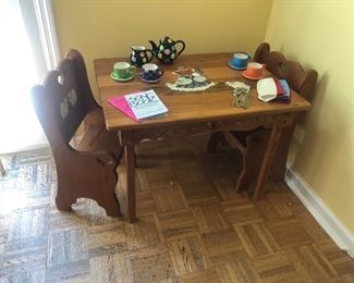 Super cute child’s Table and chairs