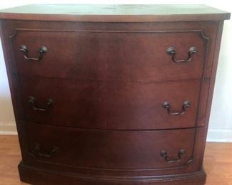 Beautiful Antique Bow Front Chest