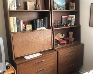 Fabulous Mid Century Book Shelf/Desk/Storage By Sculptra/Broyhill Premier.  Great Pieces!