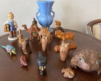 Vintage Hand Carved Animals