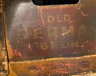 Vintage Old German Beer Box ( Leather)