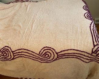Vintage Chenille Bed Spread