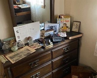 1970's Low Boy with Mirror