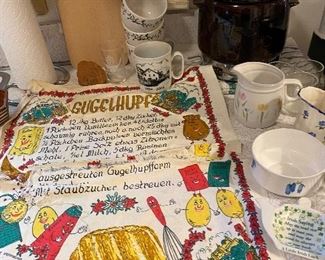 The linen..is cut in half..Needs to be sewed!