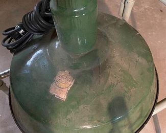 Vintage Porcelain Enamel Light 