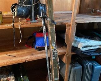 Vintage Ski's/Boots, Vintage Luggage