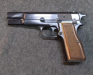 598 LSV BROWNING HI POWER, 9MM, Unfired