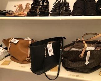 DESIGNER HANDBAGS--SEVERAL ARE NEW