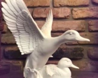 $80 Kaiser bisque ducks set of two - very good condition