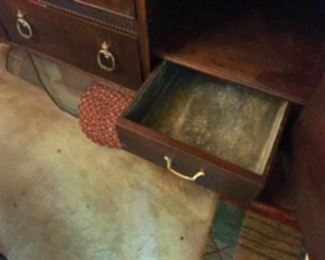 Tin ice drawer