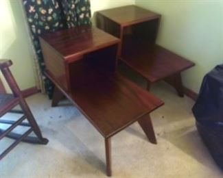 $220 pair of mid century modern side tables