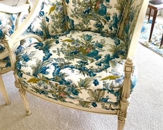 Pre-sale price $450 for 3 upholstered side chairs. If interested please send a text message to 224-415-1525