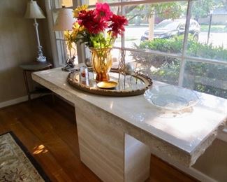 Stone Serving Table