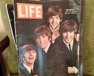 Life Magazine with the Beatles