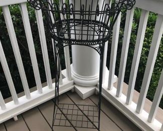 $45 - Wrought iron planter; great for interior or exterior areas.