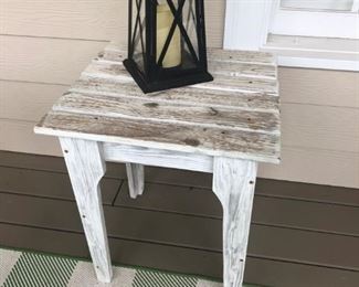 $65 EACH - Pair whitewashed side tables available.
