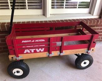 $75 - Radio Flyer red wagon; good tires.