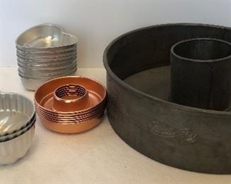 Lot #12 many types of molds, $12/all