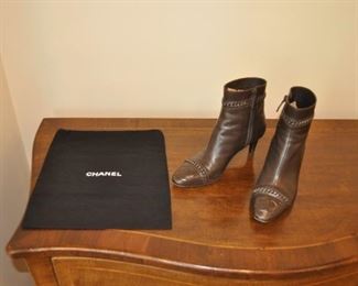 Chanel Boots.  Size 38 1/2