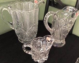 GLASS PITCHERS