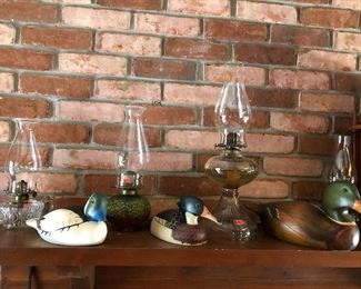 OIL LAMP & DUCK COLLECTION