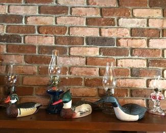 OIL LAMP & DUCK COLLECTION