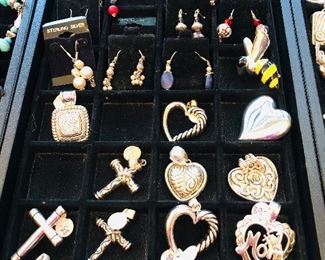 CROSSES & HEARTS PENDANTS