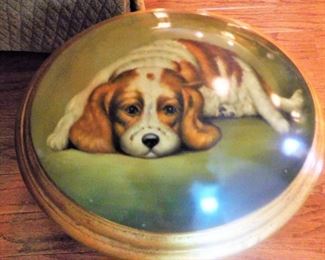 Maitland Smith handpainted lidded pot