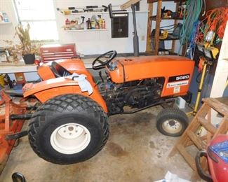 This tractor will be up for bids. It goes to the high bidder on the last day of the estate sale. Includes the mower attachment. Runs well and still used to cut the estate. Starting bid is $3,000.