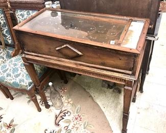 The first pinball machine, ca. 1921. Whiffle