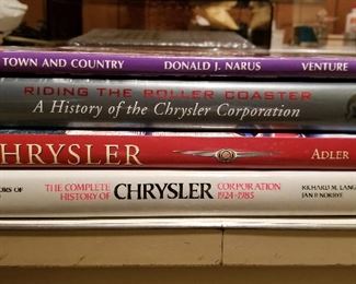 Automotive Books Lot 55: $55
Lot of five Chrysler books